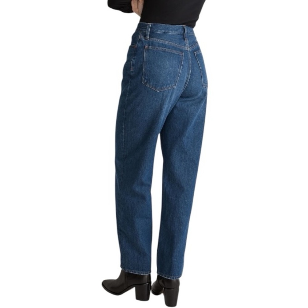 Madewell Baggy Straight Jeans Dark Worn Indigo‎ Wash Size 30 Denim Casual - Picture 2 of 11